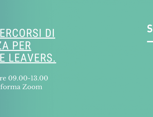 Stand by Me. Costruire percorsi di cittadinanza per giovani care leavers.