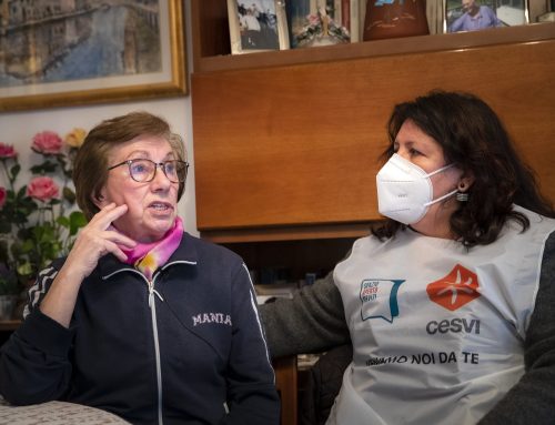 Insieme alla signora Vilma anche per il vaccino